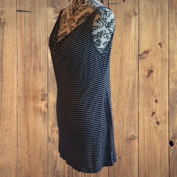 Gap Maternity Tank Top Tunic Striped Navy M - Picture 7 of 9